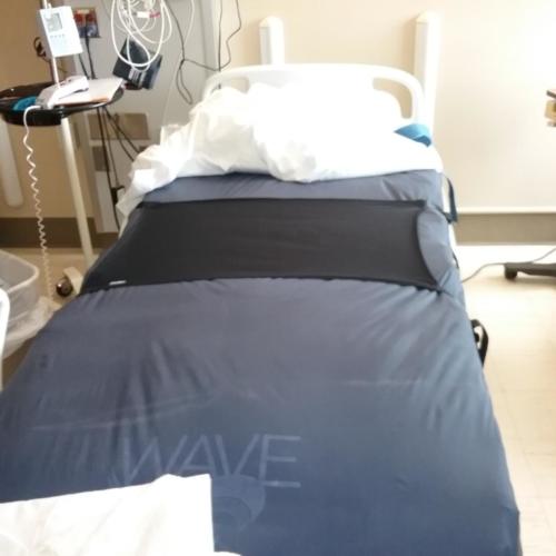 Glidewear under-sheet on a specialty bed surface
